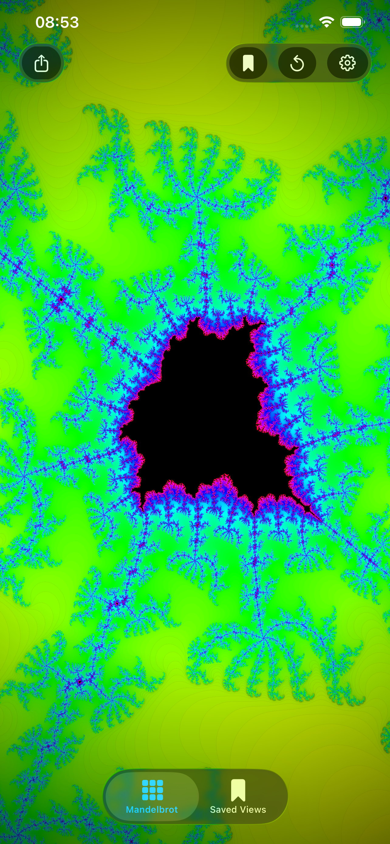Mandel-Zoom App - Fractal Pattern